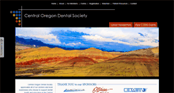 Desktop Screenshot of centraloregondentalsociety.org