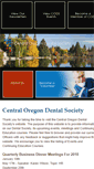 Mobile Screenshot of centraloregondentalsociety.org